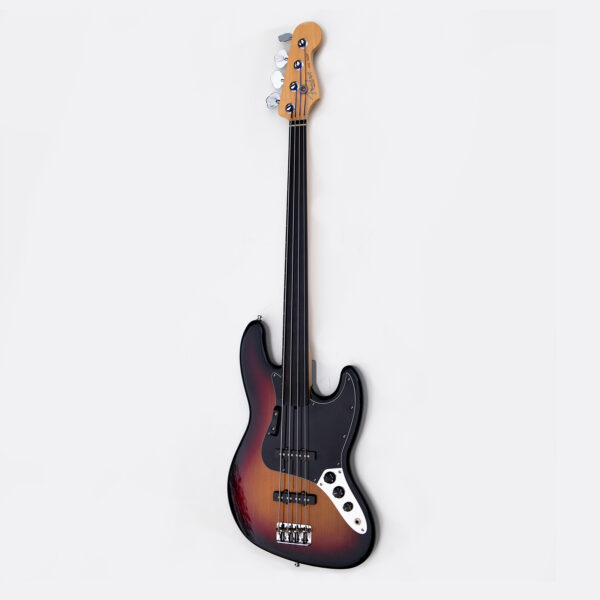 Fender AM Jazz-Bass Sunburst Ebony Fretless 2006